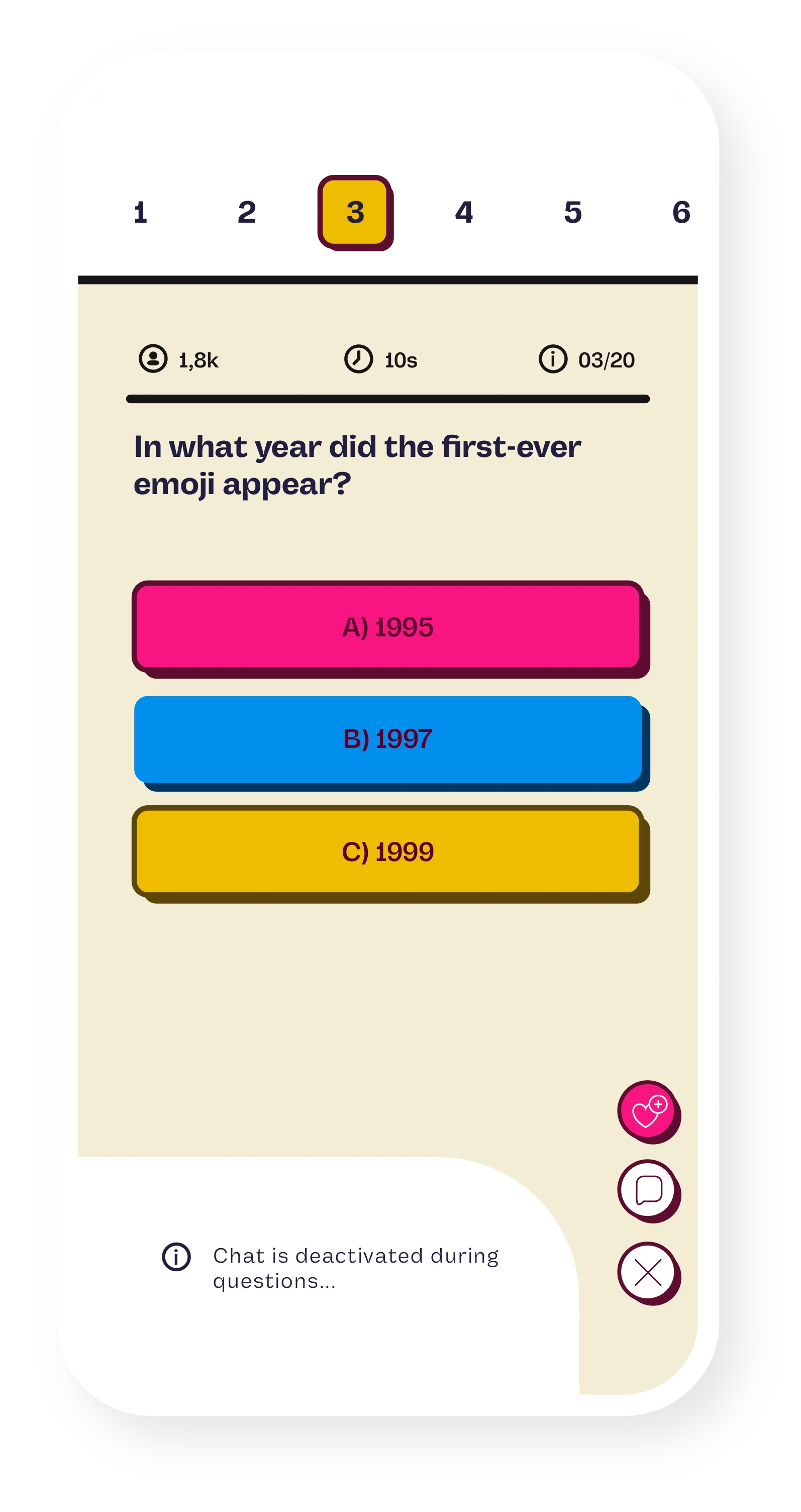 In what year did the first ever emoji appear?