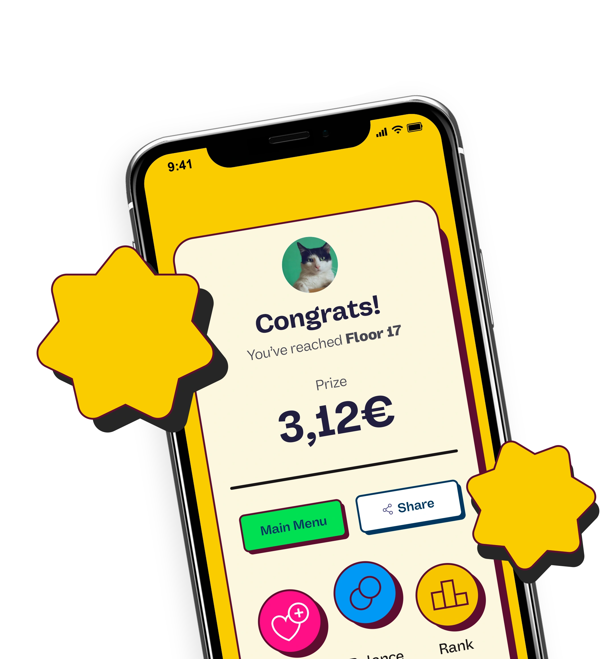 COngratsè You've reached Floor 17