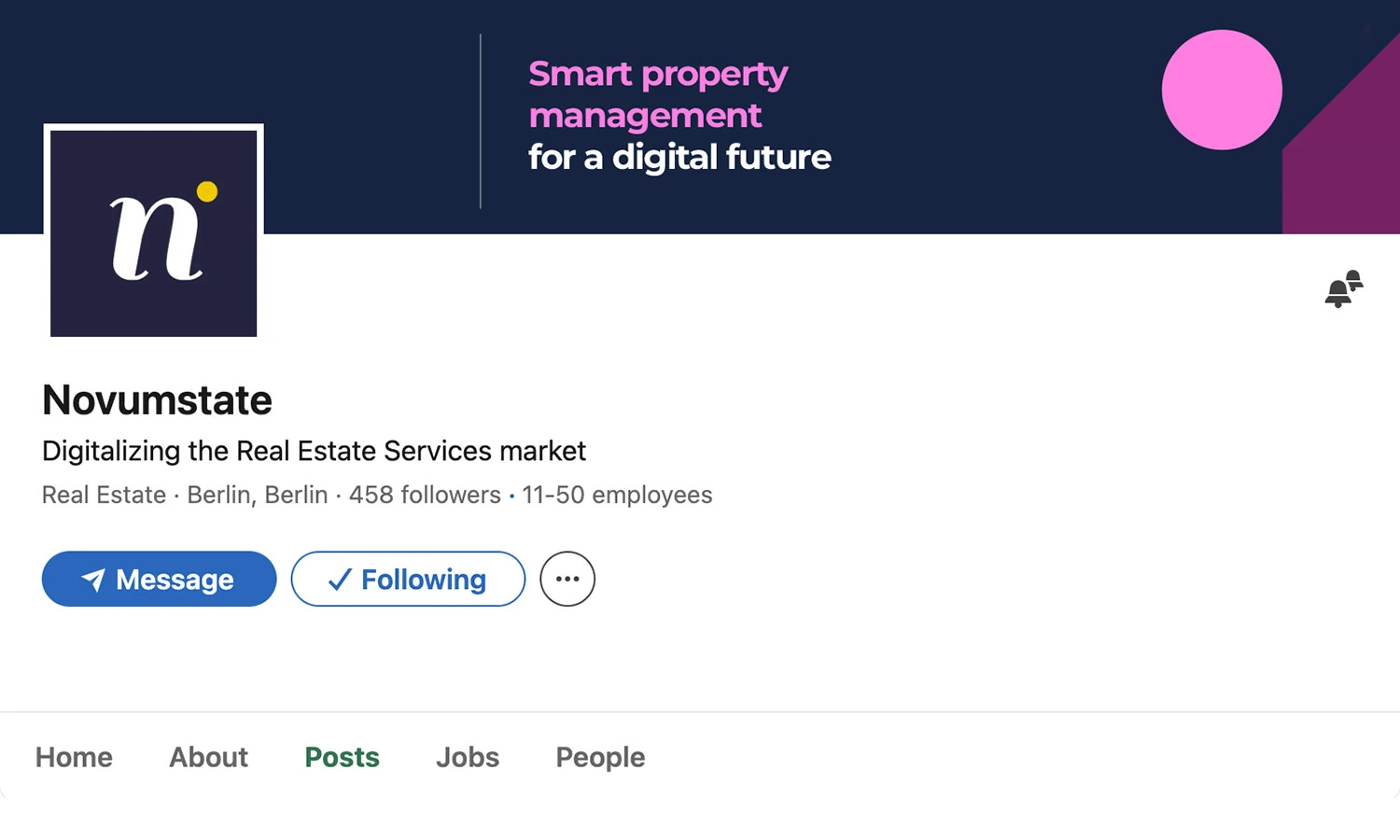 Novumstate - Linkedin page