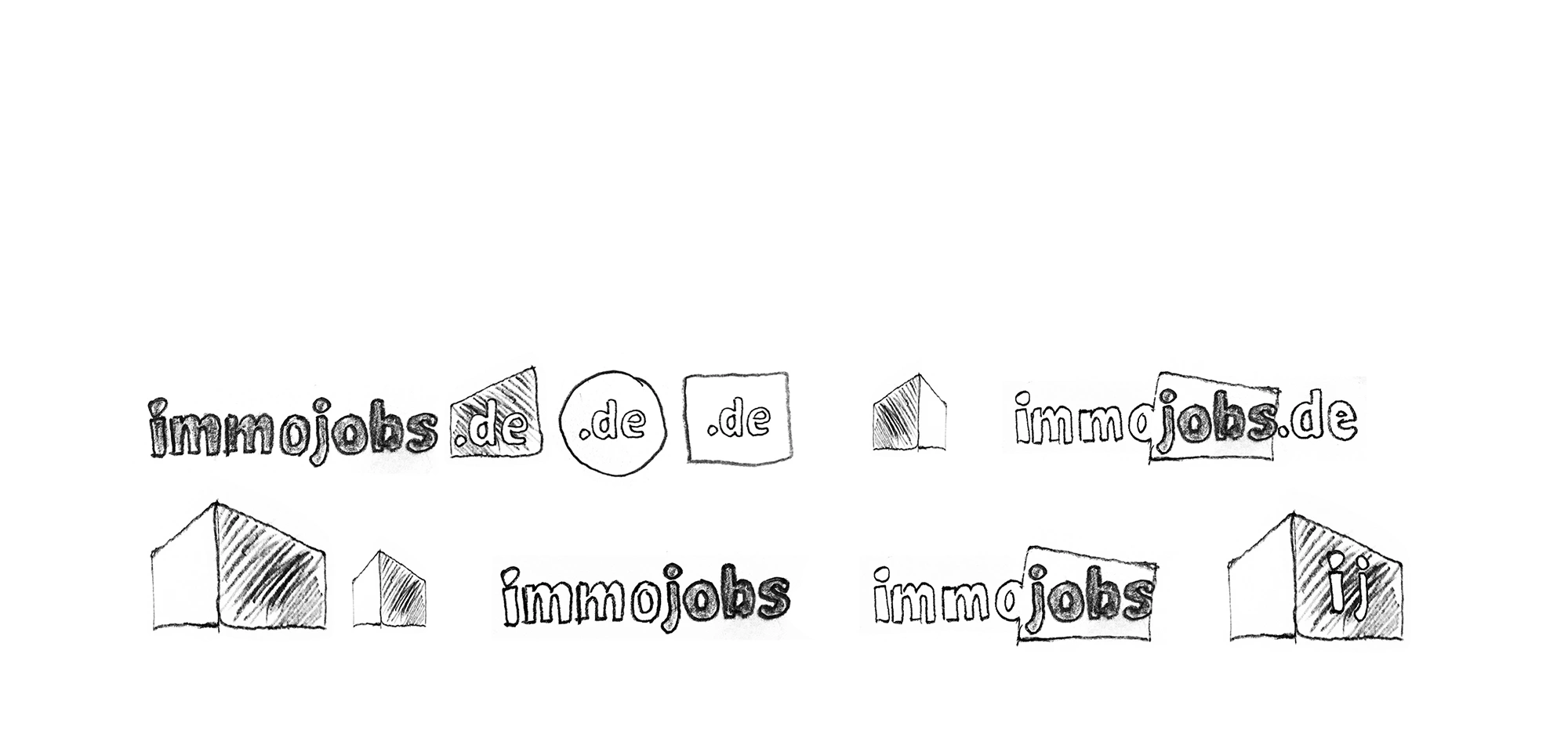 Immojobs logo sktech